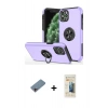 MARSİLYAN™- iPhone 11 Pro Max Kılıf Odak Form Prime - Siyah 6D Mat Seramik Hayalet Nano Ekran Koruyucu + Shine Kamera Lens Koruma Cam - PE