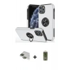 MARSİLYAN™- iPhone 11 Pro Max Kılıf Odak Form Prime - Siyah Joko Magic 5D Hayalet Cam + Pers Alüminyum Kamera Lens - YL