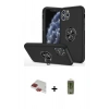 MARSİLYAN™- iPhone 11 Pro Max Kılıf Odak Form Prime - Siyah Joko Magic 5D Hayalet Cam + Pers Alüminyum Kamera Lens - KI