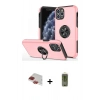 MARSİLYAN™- iPhone 11 Pro Max Kılıf Odak Form Prime - Siyah Joko Magic 5D Hayalet Cam + Pers Alüminyum Kamera Lens - KI
