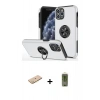 MARSİLYAN™- iPhone 11 Pro Max Kılıf Odak Form Prime - Siyah Joko Magic 5D Hayalet Cam + Renkli Kamera Lens Koruma Cam - SI