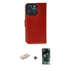 MARSİLYAN™- iPhone 11 Pro Max Kılıf Siluet Işık Serisi - Şeffaf 360 Full Body Arka Koruyucu + Renkli Kamera Lens Koruma Cam - MI