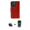 MARSİLYAN™- iPhone 11 Pro Max Kılıf Siluet Işık Serisi - Şeffaf 360 Full Body Arka Koruyucu + Kamera Lens Koruma Cam - SF