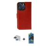 MARSİLYAN™- iPhone 11 Pro Max Kılıf Siluet Işık Serisi - Siyah 18D Cam Ekran Koruyucu + Pers Alüminyum Kamera Lens - LT