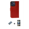 MARSİLYAN™- iPhone 11 Pro Max Kılıf Siluet Işık Serisi - Siyah 34D Hayalet Izgaralı Cam + Shine Kamera Lens Koruma Cam - GS