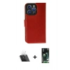 MARSİLYAN™- iPhone 11 Pro Max Kılıf Siluet Işık Serisi - Siyah 360 Mat Full Body Arka Koruyucu + Kamera Lens Koruma Cam - SF