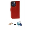 MARSİLYAN™- iPhone 11 Pro Max Kılıf Siluet Işık Serisi - Siyah 3D Antistatik Cam Ekran Koruyucu + Renkli Kamera Lens Koruma Cam - TU