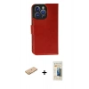 MARSİLYAN™- iPhone 11 Pro Max Kılıf Siluet Işık Serisi - Siyah 6D Mat Seramik Hayalet Nano Ekran Koruyucu + Renkli Kamera Lens Koruma Cam - TU