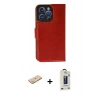 MARSİLYAN™- iPhone 11 Pro Max Kılıf Siluet Işık Serisi - Siyah Bilvis Hayalet Cam Ekran Koruyucu + Renkli Kamera Lens Koruma Cam - YL