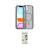 MARSİLYAN™- iPhone 11 Pro Max Kılıf Siluet Minimal Prime - Siyah 20D Premium Cam Ekran Koruyucu