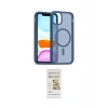 MARSİLYAN™- iPhone 11 Pro Max Kılıf Siluet Minimal Prime - Siyah Mat Seramik Nano Ekran Koruyucu