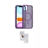 MARSİLYAN™- iPhone 11 Pro Max Kılıf Siluet Minimal Prime - Siyah Seramik Nano Ekran Koruyucu