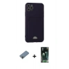 MARSİLYAN™- iPhone 11 Pro Max Kılıf Vadi Çizgi Prime - Şeffaf 360 Full Body Arka Koruyucu + Shine Kamera Lens Koruma Cam - GI