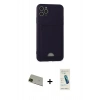 MARSİLYAN™- iPhone 11 Pro Max Kılıf Vadi Çizgi Prime - Şeffaf Pasifik Cam Ekran Koruyucu + Rainbow Kamera Lens Koruma Cam - YL