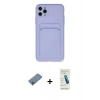 MARSİLYAN™- iPhone 11 Pro Max Kılıf Vadi Çizgi Prime - Şeffaf Pasifik Cam Ekran Koruyucu + Shine Kamera Lens Koruma Cam - SABE