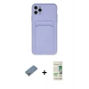 MARSİLYAN™- iPhone 11 Pro Max Kılıf Vadi Çizgi Prime - Siyah 20D Premium Cam Ekran Koruyucu + Metal Kamera Lens Koruma Cam - GS