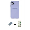 MARSİLYAN™- iPhone 11 Pro Max Kılıf Vadi Çizgi Prime - Siyah 20D Premium Cam Ekran Koruyucu + Shine Kamera Lens Koruma Cam - SABE