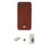 MARSİLYAN™- iPhone 11 Pro Max Kılıf Vadi Çizgi Prime - Siyah 6D Mat Seramik Hayalet Nano Ekran Koruyucu + Renkli Kamera Lens Koruma Cam - MI
