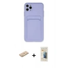MARSİLYAN™- iPhone 11 Pro Max Kılıf Vadi Çizgi Prime - Siyah 6D Mat Seramik Hayalet Nano Ekran Koruyucu + Renkli Kamera Lens Koruma Cam - SI