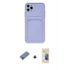 MARSİLYAN™- iPhone 11 Pro Max Kılıf Vadi Çizgi Prime - Siyah 6D Mat Seramik Hayalet Nano Ekran Koruyucu + Metal Kamera Lens Koruma Cam - MR