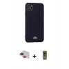 MARSİLYAN™- iPhone 11 Pro Max Kılıf Vadi Çizgi Prime - Siyah Joko Magic 5D Hayalet Cam + Pers Alüminyum Kamera Lens - KI