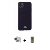 MARSİLYAN™- iPhone 11 Pro Max Kılıf Vadi Çizgi Prime - Siyah Joko Magic 5D Hayalet Cam + Pers Alüminyum Kamera Lens - SH