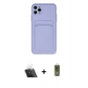 MARSİLYAN™- iPhone 11 Pro Max Kılıf Vadi Çizgi Prime - Siyah Joko Magic 5D Hayalet Cam + Kamera Lens Koruma Cam - SF