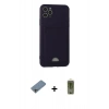 MARSİLYAN™- iPhone 11 Pro Max Kılıf Vadi Çizgi Prime - Siyah Joko Magic 5D Hayalet Cam + Shine Kamera Lens Koruma Cam - GI