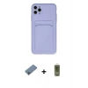 MARSİLYAN™- iPhone 11 Pro Max Kılıf Vadi Çizgi Prime - Siyah Joko Magic 5D Hayalet Cam + Sierra Blue Shine Kamera Lens Koruma Cam