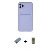 MARSİLYAN™- iPhone 11 Pro Max Kılıf Vadi Çizgi Prime - Siyah Joko Magic 5D Hayalet Cam + Metal Kamera Lens Koruma Cam - SH