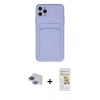 MARSİLYAN™- iPhone 11 Pro Max Kılıf Vadi Çizgi Prime - Siyah Mat Seramik Nano Ekran Koruyucu + Pers Alüminyum Kamera Lens - LT