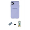 MARSİLYAN™- iPhone 11 Pro Max Kılıf Vadi Çizgi Prime - Siyah Polymer Nano Ekran Koruyucu + Shine Kamera Lens Koruma Cam - MI