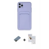 MARSİLYAN™- iPhone 11 Pro Max Kılıf Vadi Çizgi Prime - Siyah Seramik Nano Ekran Koruyucu + Shine Kamera Lens Koruma Cam - GD