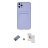 MARSİLYAN™- iPhone 11 Pro Max Kılıf Vadi Çizgi Prime - Siyah Seramik Nano Ekran Koruyucu + Metal Kamera Lens Koruma Cam - SH