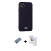 MARSİLYAN™- iPhone 11 Pro Max Kılıf Vadi Çizgi Prime - Siyah Seramik Nano Ekran Koruyucu + Shine Kamera Lens Koruma Cam - MI