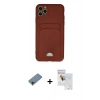 MARSİLYAN™- iPhone 11 Pro Max Kılıf Vadi Çizgi Prime - Siyah Seramik Nano Ekran Koruyucu + Shine Kamera Lens Koruma Cam - GD