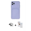 MARSİLYAN™- iPhone 11 Pro Max Kılıf Vadi Çizgi Prime - Siyah Seramik Nano Ekran Koruyucu + Pers Alüminyum Kamera Lens - SH