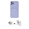 MARSİLYAN™- iPhone 11 Pro Max Kılıf Vadi Çizgi Prime - Siyah Seramik Nano Ekran Koruyucu + Pers Alüminyum Kamera Lens - YL