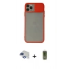 MARSİLYAN™- iPhone 11 Pro Max Kılıf Vadi Çizgi - Siyah Joko Magic 5D Hayalet Cam + Pers Alüminyum Kamera Lens - LT