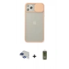 MARSİLYAN™- iPhone 11 Pro Max Kılıf Vadi Çizgi - Siyah Joko Magic 5D Hayalet Cam + Pers Alüminyum Kamera Lens - LT
