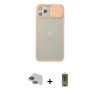 MARSİLYAN™- iPhone 11 Pro Max Kılıf Vadi Çizgi - Siyah Joko Magic 5D Hayalet Cam + Pers Alüminyum Kamera Lens - YL
