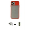 MARSİLYAN™- iPhone 11 Pro Max Kılıf Vadi Çizgi - Siyah Joko Magic 5D Hayalet Cam + Pers Alüminyum Kamera Lens - YL