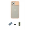 MARSİLYAN™- iPhone 11 Pro Max Kılıf Vadi Çizgi - Siyah Joko Magic 5D Hayalet Cam + Shine Kamera Lens Koruma Cam - MI