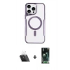 MARSİLYAN™- iPhone 11 Pro Max Kılıf Yadigar Klasik Özel Seri - Şeffaf 360 Full Body Arka Koruyucu + Kamera Lens Koruma Cam - SF