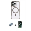 MARSİLYAN™- iPhone 11 Pro Max Kılıf Yadigar Klasik Özel Seri - Şeffaf 360 Full Body Arka Koruyucu + Metal Kamera Lens Koruma Cam - SH