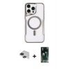 MARSİLYAN™- iPhone 11 Pro Max Kılıf Yadigar Klasik Özel Seri - Şeffaf 360 Full Body Arka Koruyucu + Pers Alüminyum Kamera Lens - SH