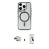 MARSİLYAN™- iPhone 11 Pro Max Kılıf Yadigar Klasik Özel Seri - Şeffaf Pasifik Cam Ekran Koruyucu + Pers Alüminyum Kamera Lens - YL