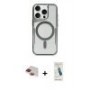 MARSİLYAN™- iPhone 11 Pro Max Kılıf Yadigar Klasik Özel Seri - Şeffaf Pasifik Cam Ekran Koruyucu + Pers Alüminyum Kamera Lens - KI