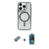 MARSİLYAN™- iPhone 11 Pro Max Kılıf Yadigar Klasik Özel Seri - Siyah 18D Cam Ekran Koruyucu + Shine Kamera Lens Koruma Cam - GI
