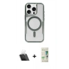 MARSİLYAN™- iPhone 11 Pro Max Kılıf Yadigar Klasik Özel Seri - Siyah 20D Premium Cam Ekran Koruyucu + Kamera Lens Koruma Cam - SF